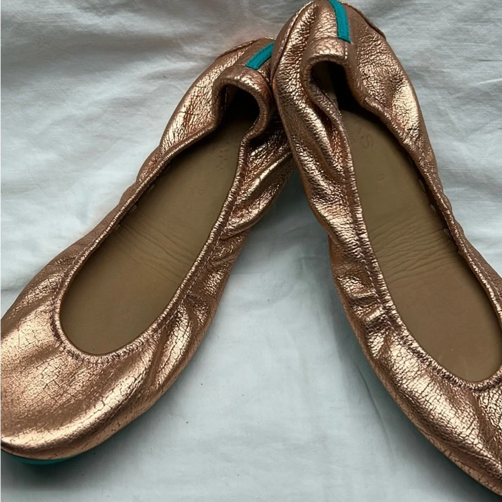 Tieks by Gavrieli- Rose Gold Glam - size 9 - Picture 1 of 5